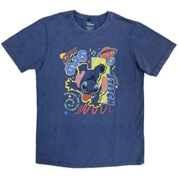 Merch Disney: Stone Wash T-shirt Lilo & Stitch 626 Handstand