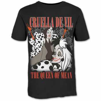 Merch Disney: Tričko 101 Dalmations Cruella Homage M