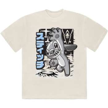 Merch Disney: T-shirt Stitch Jump Black & White