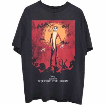 Merch Disney: T-shirt The Nightmare Before Christmas Jack Orange Sun & Logo Disney