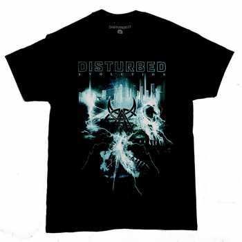 Merch Disturbed: T-shirt Apocalypse Date Back 