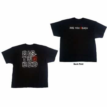 Merch Disturbed: Tričko Are You Ready?  S