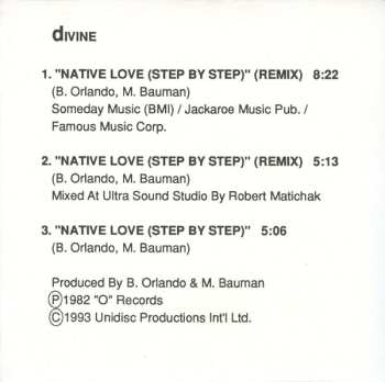 CD Divine: Native Love (Step By Step)