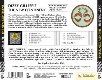 CD Dizzy Gillespie Big Band: The New Continent