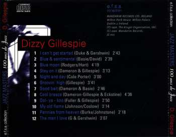 CD Dizzy Gillespie: Jazz Masters (100 Ans De Jazz)