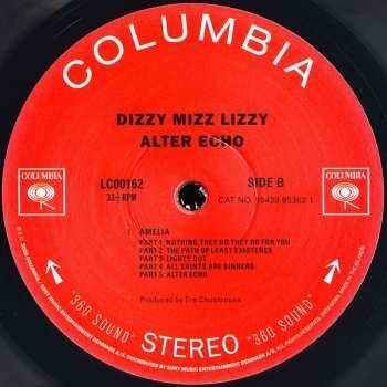 LP Dizzy Mizz Lizzy: Alter Echo CLR