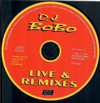 CD DJ BoBo: Live & Remixes