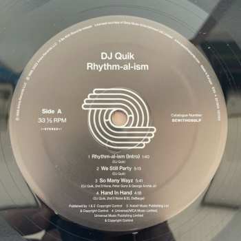 2LP DJ Quik: Rhythm-Al-Ism (Over 70 Minutes Of Commercial-Free Music)