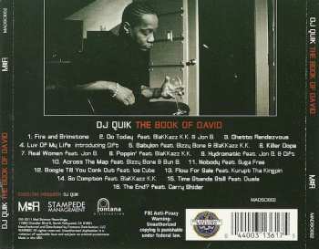 CD DJ Quik: The Book Of David