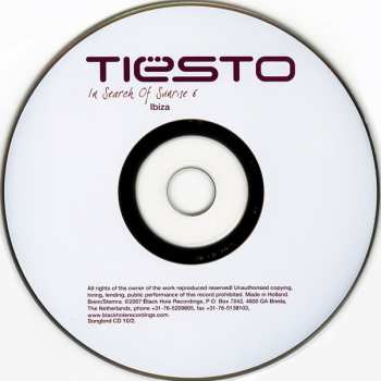 2CD DJ Tiësto: In Search Of Sunrise 6: Ibiza