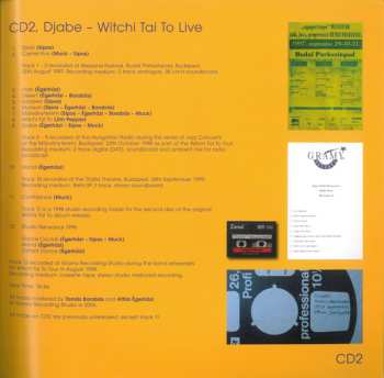 2CD/2DVD Djabe: Witchi Tai To DLX