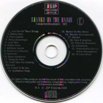 5CD/Box Set Django Reinhardt: Django On The Radio (Transcribed Broadcasts From The Greatest Jazz Guitarist Of His Era)