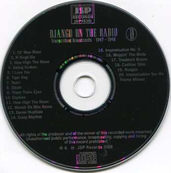 5CD/Box Set Django Reinhardt: Django On The Radio (Transcribed Broadcasts From The Greatest Jazz Guitarist Of His Era)