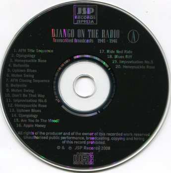 5CD/Box Set Django Reinhardt: Django On The Radio (Transcribed Broadcasts From The Greatest Jazz Guitarist Of His Era)