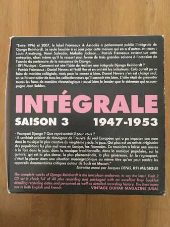 12CD/Box Set Django Reinhardt: Intégrale Django Reinhardt Saison 3: The Complete Django Reinhardt (1947-1953)