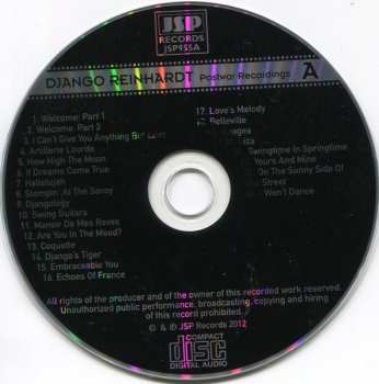 5CD Django Reinhardt: Postwar Recordings 1944-1953
