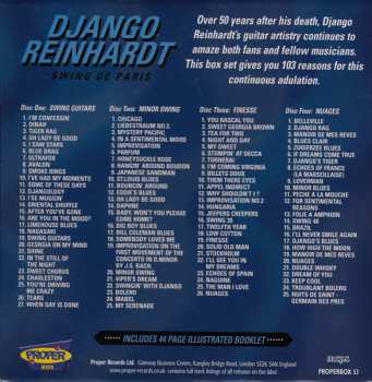 4CD/Box Set Django Reinhardt: Swing De Paris