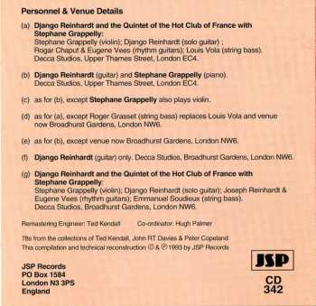 5CD/Box Set Django Reinhardt: The Classic Early Recordings In Chronological Order