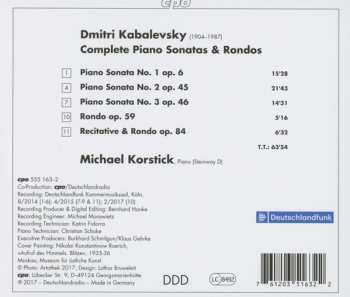 CD Dmitry Kabalevsky: Complete Piano Sonatas