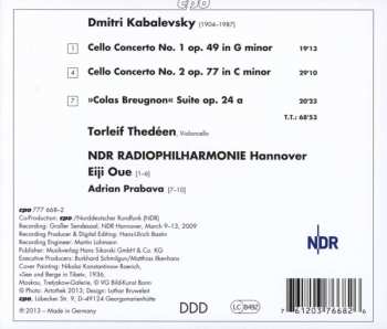 CD Eiji Oue: Cello Concertos 1 & 2 / Colas Breugnon Suite