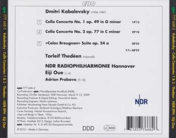 CD Eiji Oue: Cello Concertos 1 & 2 / Colas Breugnon Suite