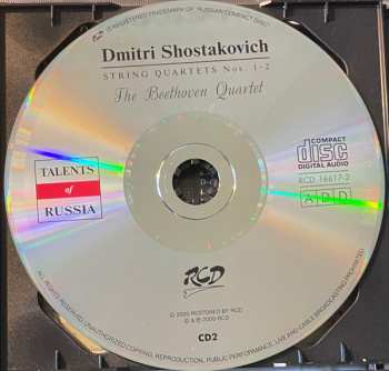2CD Dmitri Shostakovich: String Quartets Nos 1-4