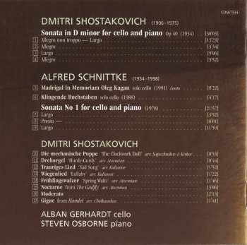 CD Dmitri Shostakovich: Cello Sonatas