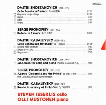 CD Sergei Prokofiev: Cello Sonatas / Ballade
