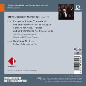 CD Dmitri Shostakovich: Konzert Für Klavier, Trompete Und Streichorchester Nr. 1; Symphonie Nr. 9