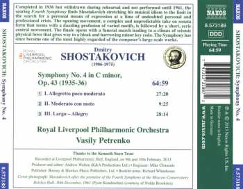 CD Dmitri Shostakovich: Symphony No. 4