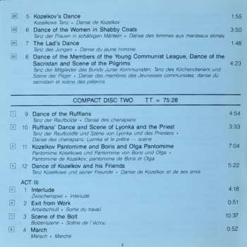 2CD Dmitri Shostakovich: The Bolt (Complete)