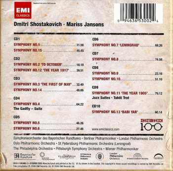 10CD/Box Set Dmitri Shostakovich: The Complete Symphonies - Sämtliche Symphonien - L'Intégrale Des Symphonies