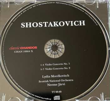 CD Dmitri Shostakovich: Violin Concertos No 1 Op.99 · No 2 Op.129. Lydia Mordkovitch Tribute (1944-2014)
