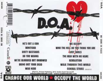 CD D.O.A.: We Come In Peace