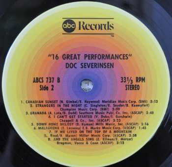LP Doc Severinsen: Sixteen Great Performances