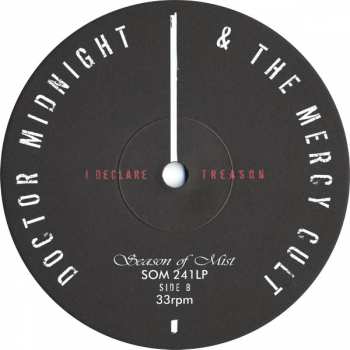 LP Doctor Midnight & The Mercy Cult: I Declare: Treason LTD | CLR