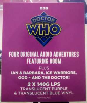 2LP Doctor Who: Four From Doom's Day CLR