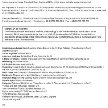 CD BBC Philharmonic: Piano Concertos Nos 1 & 2