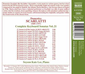 CD Domenico Scarlatti: Complete Keyboard Sonatas Vol. 21