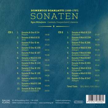 2CD Domenico Scarlatti: Sonaten