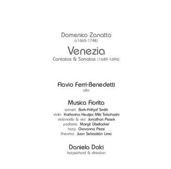 CD Musica Fiorita: Venezia - Cantatas & Sonatas