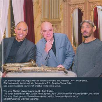 CD Don Braden / Joris Teepe Quartet: In The Spirit Of Herbie Hancock (Live At 'De Witte')