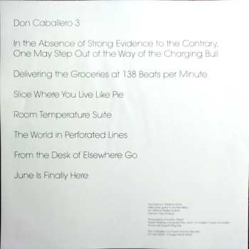 2LP Don Caballero: What Burns Never Returns