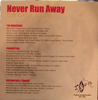 CD Don Carlos: Never Run Away