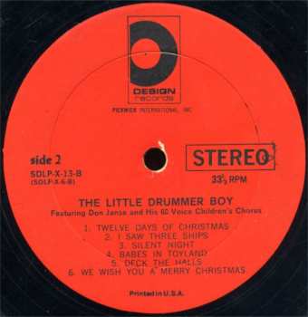 LP Don Janse And His 60 Voice Children's Chorus: The Little Drummer Boy