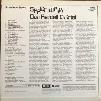 LP Don Rendell Quintet: Space Walk LTD