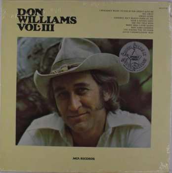 LP Don Williams: Mit Pauken Und Trompeten Vol. 3