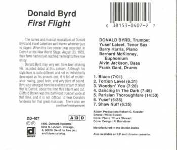 CD Donald Byrd: First Flight