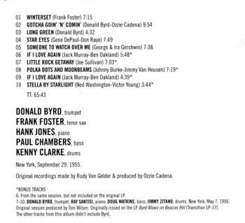 CD Donald Byrd: Byrd's Word LTD