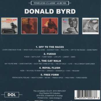 5CD Donald Byrd: Timeless Classic Albums